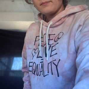 CSG hoodie s/p (pink tie dye)